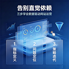 巴里坤建站-告别直觉依赖：三步学会数据驱动网站运营